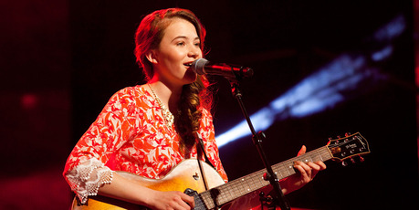 Clara van Wel in the final of New Zealand's Got Talent. Photo/supplied