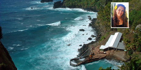 Nadine Christian says she has woven the uniqueness of Pitcairn Island into her novel.