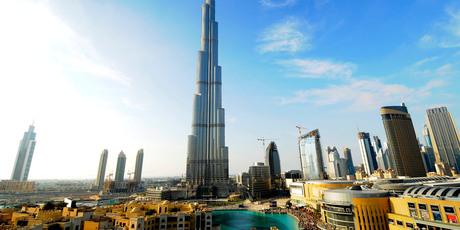 The 200-story Burj Khalifa building stands in Dubai, United Arab Emirates. Photo / Bloomberg