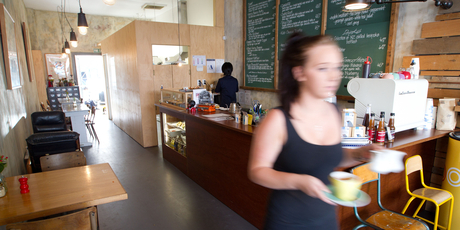 Mimosa Cafe for brunching out. Photo / Richard Robinson.