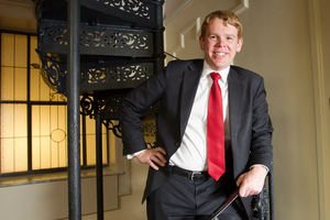 Chris Hipkins hopes to unwind in the garden over summer. Photo / Mark Mitchell