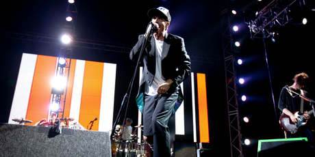 Red Hot Chili Peppers' front man Anthony Kiedis. Photo / Dean Purcell