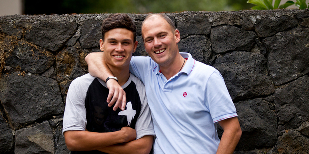 Liam and Keryn Jordan. Photo / Herald on Sunday