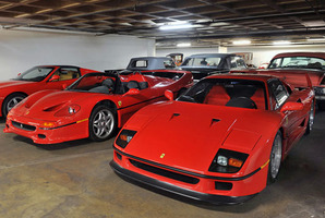 Ferraris at the Petersen museum, Los Angeles. Photo / Supplied