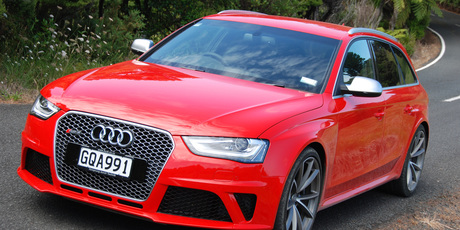WORTHY: The Audi RS4 Avant only looks demure. Photo / NZ Herald