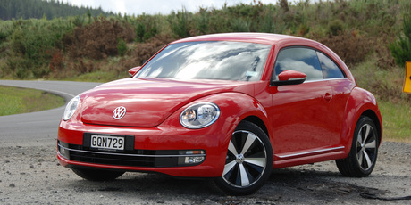 Up to date: The latest Volkswagen Beetle is more practical than its predecessor and features stronger retro looks. Photo / Jacqui Madelin