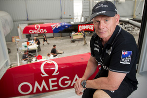 Team New Zealand managing director Grant Dalton wants to keep the latest changes to the second AC72 under wraps for as long as possible. Photo / Greg Bowker