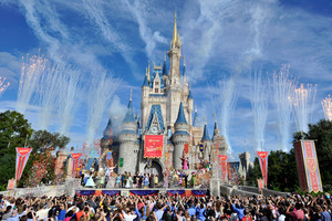 New bracelet to track Disney guests. Photo / AP