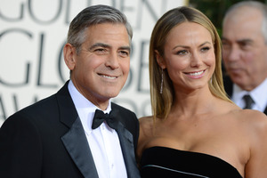 Clooney jokes about getting rid of wrinkles. Photo / AP