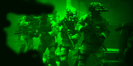 US Navy Seals close in on terrorists in Zero Dark Thirty . Picture / AP