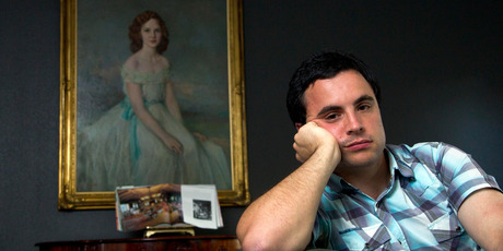John Fraser lost his inheritance from his grandmother Lela Vincent (pictured in background) to Bullion Buyer. Photo / Simon Baker
