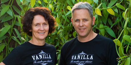 Jennifer and Garth Boggiss, of Heilala Vanilla, Te Puna. Photo / Supplied