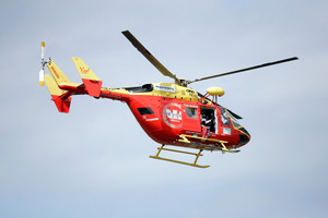 The Westpac Rescue Helicopter. Photo / Doug Sherring