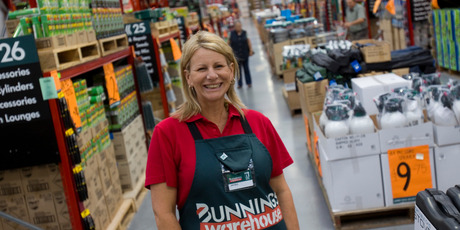 Jacqui Coombes, chief executive of Bunnings, which is planning six new stores. Photo / Paul Estcourt