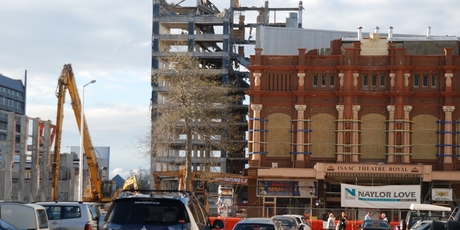 Nearly half of the increase in Trade Me job listings came from the Canterbury market, with increases in the building and construction sector. Photo / Carol Edwards