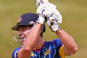 Ten Doeschate has been an almost perfect import investment with four 50s, a strike rate of 152 and one dismissal for less than 23 in nine innings. Photo / Getty Images