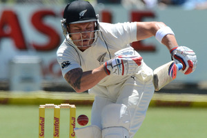 Brendon McCullum's test average is 35.12 over his 72 tests, and 35.77 in his 16 matches as an opening batsman. Photo / Getty Images