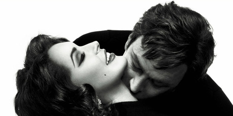 Lindsay Lohan and Grant Bowler in Liz & Dick. Photo/supplied
