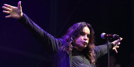 Ozzy Osbourne performs at the Lollapalooza festival. Photo/AP