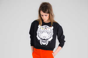Fashion designers give the common sweatshirt a makeover. Photo / Greg Bowker