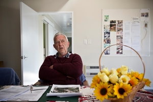 Mike Brennan says units at Karamea Court, New Lynn, are upgraded only when occupants leave. Photo / Greg Bowker