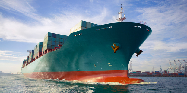 The driving factor in the size of container ships is the price of fuel. Photo / Getty Images