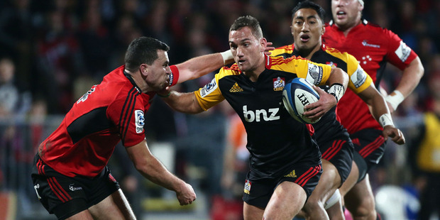 Join us here for our live blog of tonight's Super Rugby semi final between the Chiefs and the Crusaders from Waikato Stadium. Photo / Getty Images.