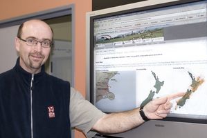 John Ristau is a duty seismologist at GNS.