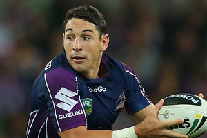 A likely scenario could see the Storm send Billy Slater and Cooper Cronk for example. Photo / Getty Images