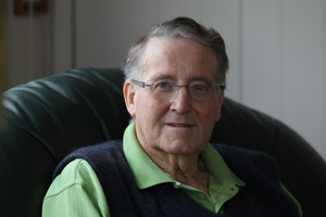 Roger McAlley spent four months in hospital after picking up a blood infection from a rose thorn scratch. Photo / John Borren