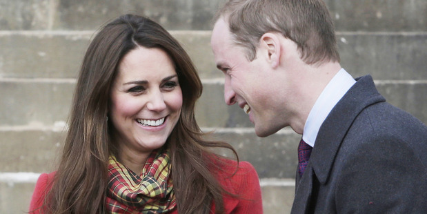 First-time parents, the Duchess and Duke of Cambridge. Photo / AP