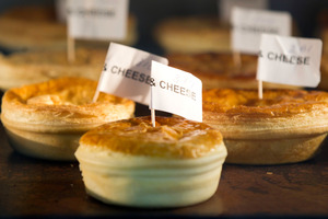 Mince and cheese pies at the judging of the New Zealand Bakels Supreme Pie Awards in Auckland. Photo / Richard Robinson