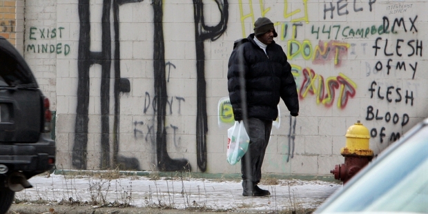 Detroit is the largest city in US history to file for bankruptcy. Photo / AP