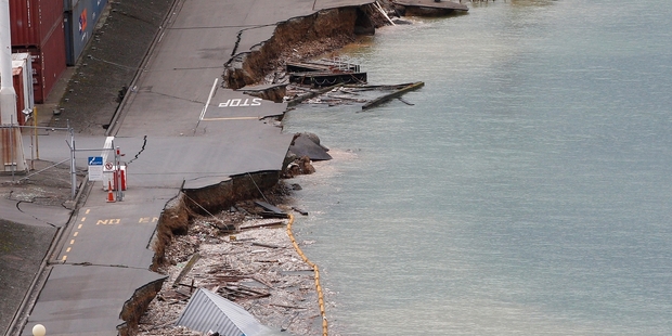 CentrePort was back in operation by yesterday afternoon, after it had been inspected for damage. Photo / Mark Mitchell