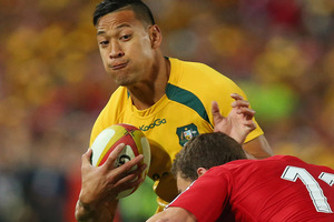 Israel Folau. Photo / Getty Images