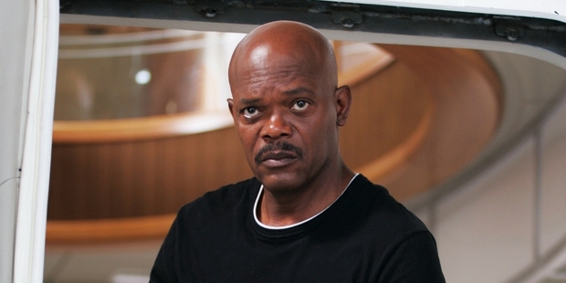 Samuel L. Jackson in 'Snakes on a Plane'.