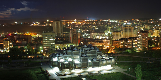 The Balkan nightscape of Prishtina, Kosovo. Photo / Thinkstock