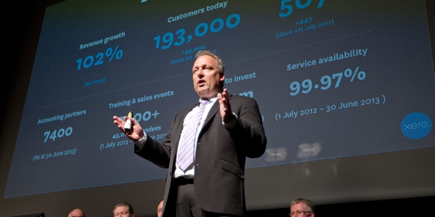 Xero chief executive Rod Drury says the company is investing heavily into the US. Photo / Mark MItchell
