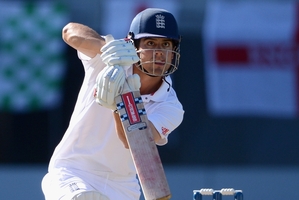 Alastair Cook has been captaining England with ever-increasing assurance. Photo / Getty Images