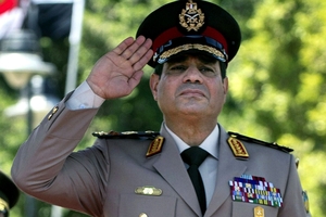 General Abdelfattah al-Sisi's agenda has been exposed. Photo / AP