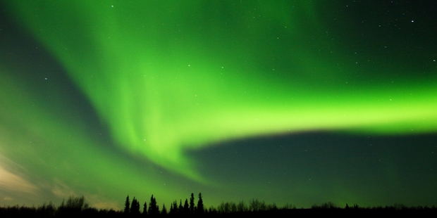 The beautiful Aurora Borealis.
