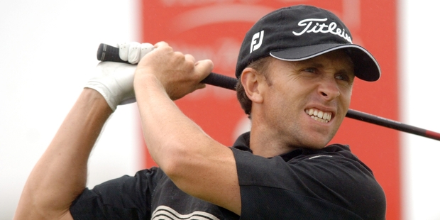 Tim Wilkinson is eighth on the web.com tour money list. Photo / NZPA