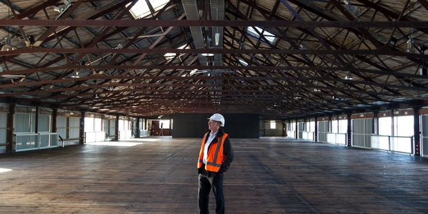 John Smith of Waterfront Auckland at Shed 10. Photo / Richard Robinson