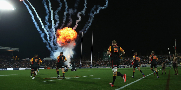 Join us here for our live updates of tonight's Super 15 final between the Chiefs and the Brumbies from Waikato Stadium in Hamilton. Photo / Getty Images.