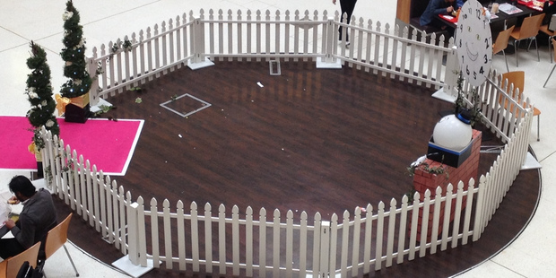 "Please tell me this isn't what I think it is,'' writes Nicola. "Westfield Manukau setting up Santa's Grotto on the 31st of July?!''