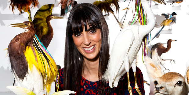 Taxidermy artist Karley Feaver in her studio. Photo / Babiche Martens