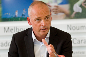 CEO Theo Spierings says Fonterra is doing all it can in ensuring any product containing this ingredient is removed from the marketplace and that the public is made aware. Photo / NZ Herald