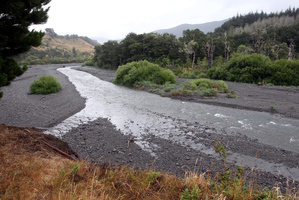 The Ruataniwha Dam is planned downstream of this location in the Makarara river valley in Central Hawkes Bay. Photo / Paul Taylor
