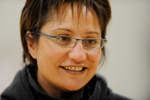 Silver Ferns coach Waimarama Taumaunu. Photo / NZPA