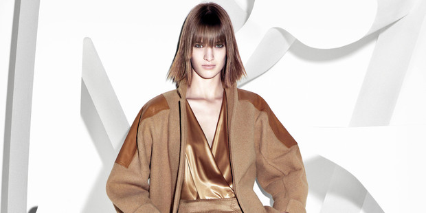 Model Ashleigh Good stars in the new Max Mara campaign, photographed by Mario Sorrenti and styled by Carine Roitfeld.